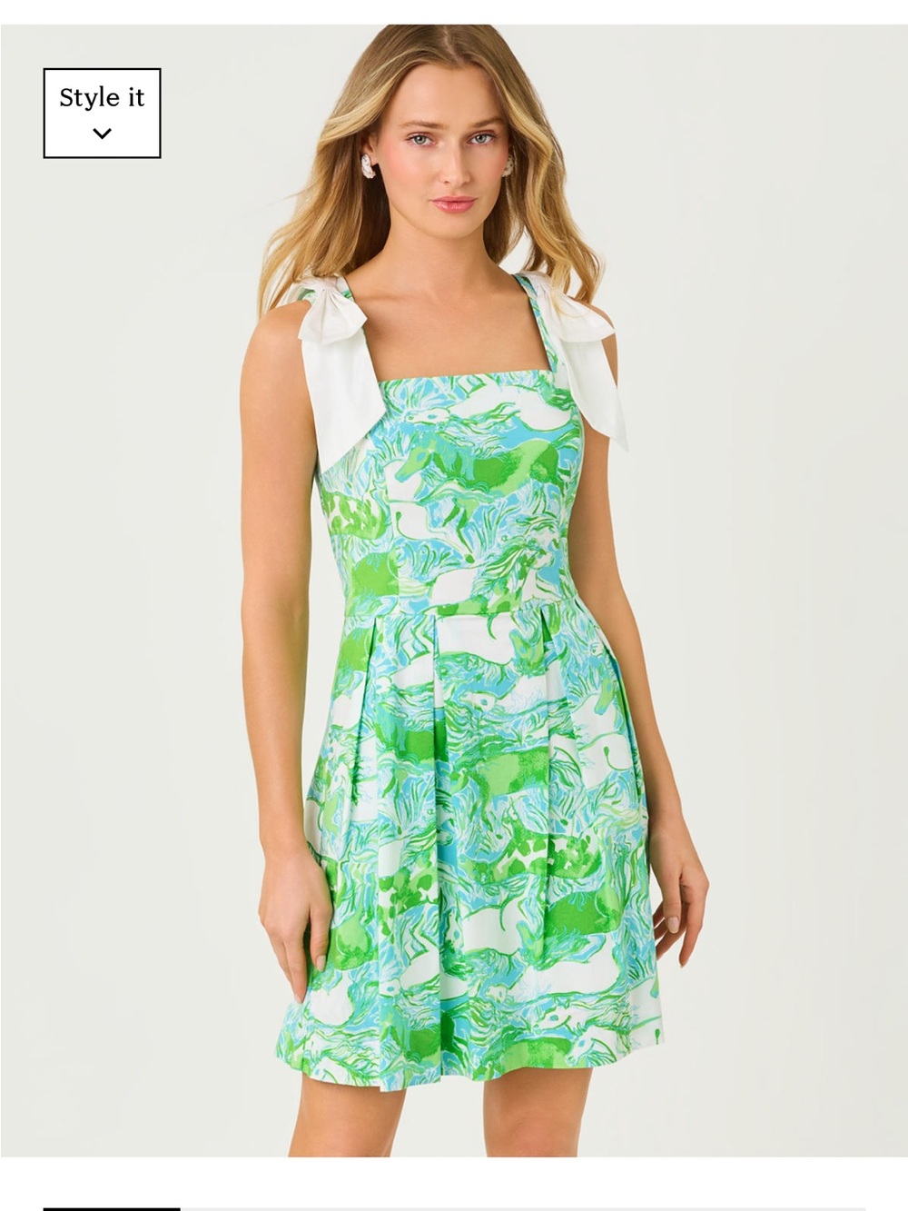NWT AND IN STORE Cerese Skirted Romper in Galloping Gals!
